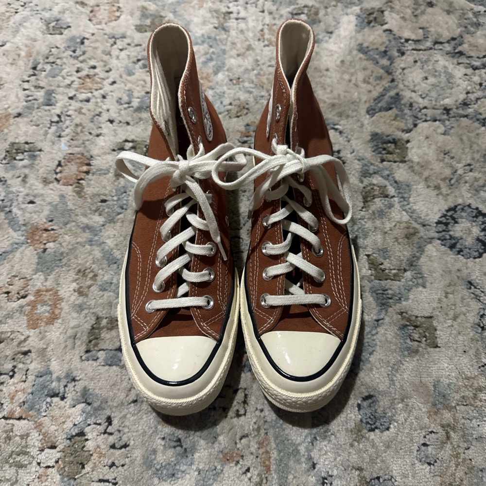 Classic Converse All Star Brown High-Top Sneakers
